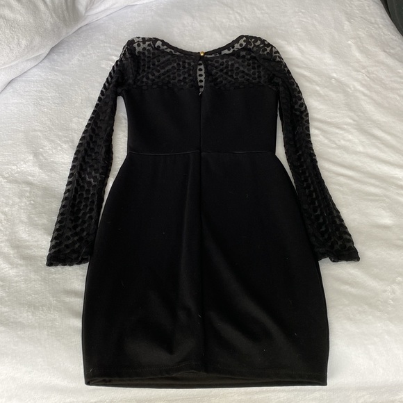 Lulu’s long sleeve black dress - Picture 2 of 4